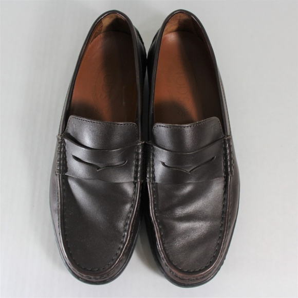 Tod's Driving Moccasins Penny Loafers Italy G358 - Picture 2 of 8